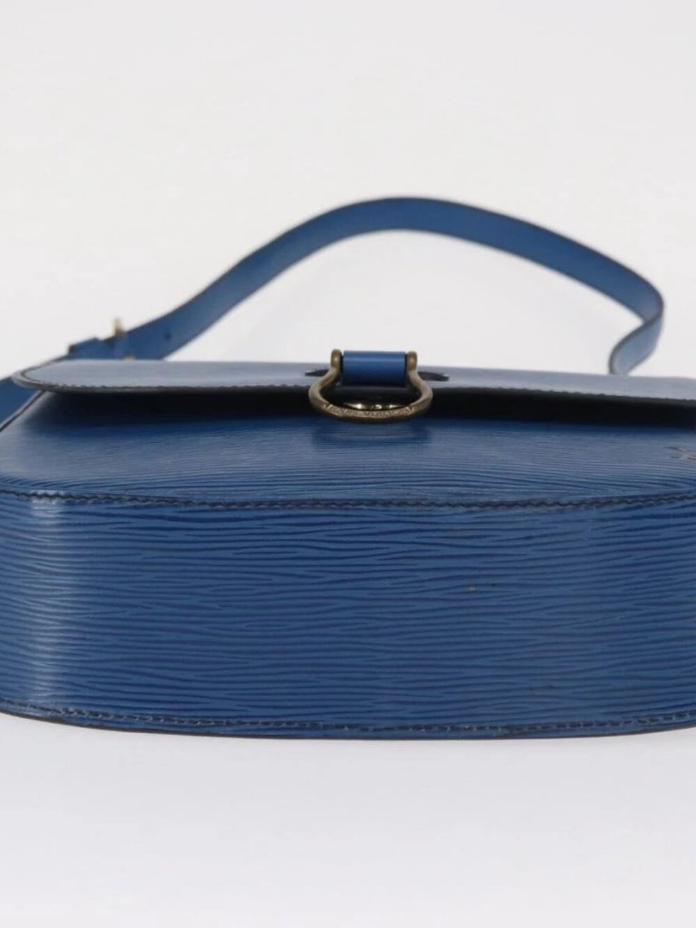 LOUIS VUITTON Epi Saint Cloud GM Shoulder Bag Toledo Blue M52195 LV Auth 163371 - Picture 7 of 16